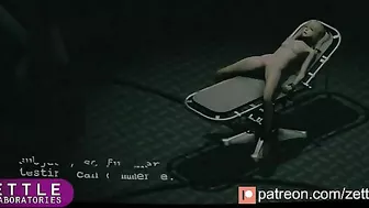 Hentai blonde Marie Rose with pigtails gets fucked by a sex machine.