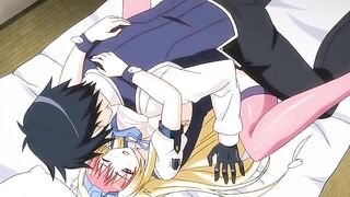 Hentai schoolgirl in cute uniform with tight virgin pussy hole getting deep pounding.