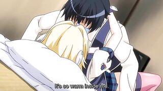 Hentai schoolgirl in cute uniform with tight virgin pussy hole getting deep pounding.