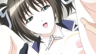 Hentai schoolgirl in cute uniform with tight virgin pussy hole getting deep pounding.