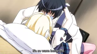 Hentai schoolgirl in cute uniform with tight virgin pussy hole getting deep pounding.