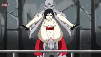 Ashley from Resident Evil gets tentacled and fucked in a bizarre hentai scene.