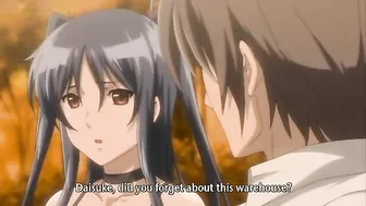 Older sis teases bro with big titty henti.