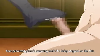 Older sis teases bro with big titty henti.