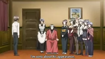 Older sis teases bro with big titty henti.