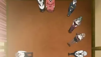 Older sis teases bro with big titty henti.