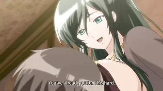 Older sis teases bro with big titty henti.