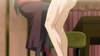 Older sis teases bro with big titty henti.