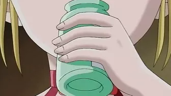 Hentai sex toy punishes sadistic lesbian teacher in revenge fantasy.