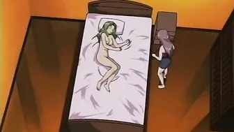 Hentai sex toy punishes sadistic lesbian teacher in revenge fantasy.