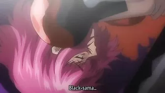 Hentai video shows orc group sexually assaulting a female ninja before filling her with cum.