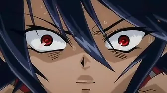 Hentai warrior girl goes berserk after being impaled on a massive spike.