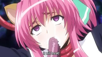 Mouryou's Sacrifice 1 - A busty hentai catgirl gets impregnated by monster tentacles.