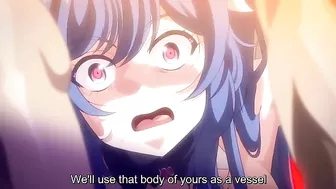 Hentai video featuring a demonic cult gangbang with schoolgirl victims.