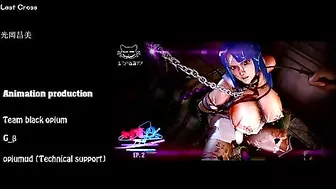 Hentai video - Taimanin Asagi 2.5 - Female ninja enslaved and gangbanged on a train.