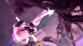 Hentai video - Taimanin Asagi 2.5 - Female ninja enslaved and gangbanged on a train.