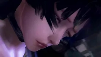 Hentai video - Taimanin Asagi 2.5 - Female ninja enslaved and gangbanged on a train.