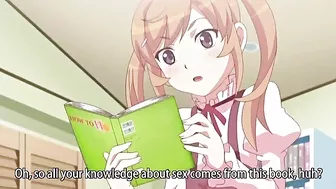 Sexy young girl gets orally pleasured by her perverted older sibling on a Hentai website.