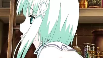 Venus Blood Brave 3 features hentai scenes with demon tentacles impregnating cute anime warriors.