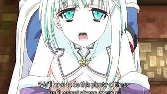 Venus Blood Brave 3 features hentai scenes with demon tentacles impregnating cute anime warriors.