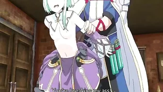 Venus Blood Brave 3 features hentai scenes with demon tentacles impregnating cute anime warriors.