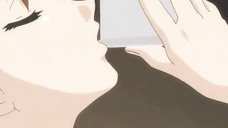 Slaves are tortured as hentai lesbians double-dildo fuck.