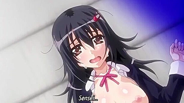 Hentai porn video - petite schoolgirl gets fucked by insatiable teacher.