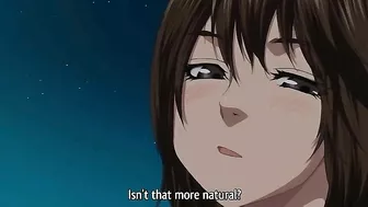 Horny schoolgirl lesbians in a hot scissoring session on a hentai porn site.