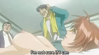 Hentai video - Dirty bastards and their friends tie up sex slaves and have rough sex.