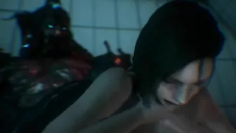 Jill Valentine is ravaged by undead creatures in a hentai-style nightmare.