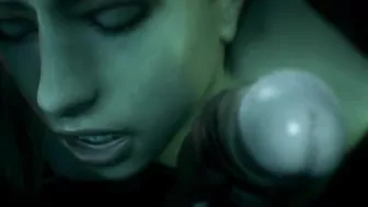 Jill Valentine is ravaged by undead creatures in a hentai-style nightmare.