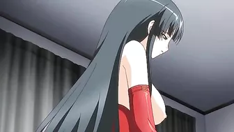 Hentai video - Lewd family siblings in bondage sex with dog.