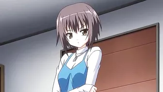 Hentai video - Lewd family siblings in bondage sex with dog.