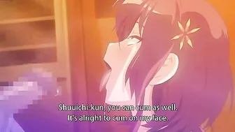 Sexy anime slut bound and gagged with massive cum shots. #Hentai