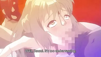 Sexy anime slut bound and gagged with massive cum shots. #Hentai