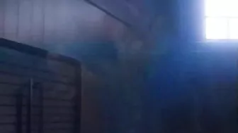 A seductive female demon with long hair enslaves a voluptuous anime character in bondage sex.