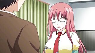 Super Sadistic Schoolgirl in bondage gets punished with a huge hentai cock.