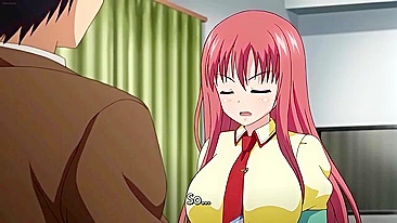 Super Sadistic Schoolgirl in bondage gets punished with a huge hentai cock.