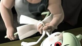 The trainer brutally ravaged his Pokémon in hentai-style.