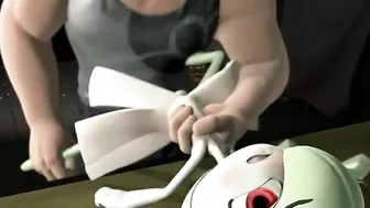 The trainer brutally ravaged his Pokémon in hentai-style.