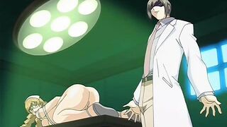 Hentai video - Busty nurse tied up and fucked by multiple men.