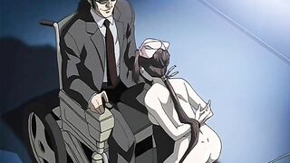 Hentai video - Busty nurse tied up and fucked by multiple men.