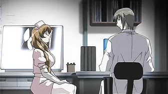 Hentai video - Busty nurse tied up and fucked by multiple men.