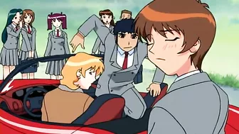 A lesbian vampire in a hentai scene binds and bites a nude schoolgirl. A lesbian vampire in a hentai scene binds and bites a nude schoolgirl.