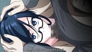 Hentai porn video - Library girl bound and fucked by an ugly bastard.