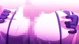 Hentai porn video featuring a bound and busty teacher being anally penetrated by multiple men.