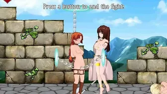 Hentai babe battles fairy sex in a fantasy world.