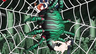 Hentai babe battles fairy sex in a fantasy world.