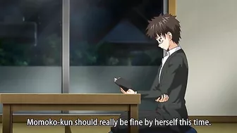 A pink-haired babe with large breasts is bound, teased and rough sexed in a hentai video.