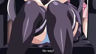 Busty nurse masturbates for doctor in hentai hospital.